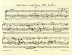 Fugen über B-A-C-H op. 60 von Robert Schumann für Orgel im Alle Noten Shop kaufen