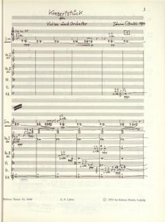 Konzertstück von Johann Cilensek für Violine und Orchester im Alle Noten Shop kaufen (Partitur)