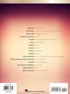 Chart Hits of 2017-2018 