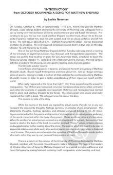 Considering Matthew Shepard von Craig Hella Johnson 