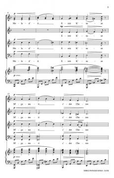 Three Pioneer Songs 