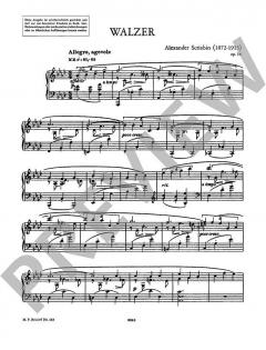 Walzer As-Dur op. 38 von Alexander Skrjabin 