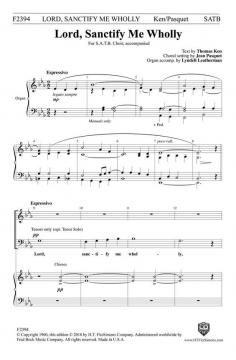 Lord, Sanctify Me Wholly von Jean Pasquet 