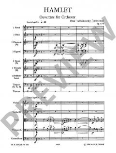 Hamlet op. 67b von Pjotr Iljitsch Tschaikowski 