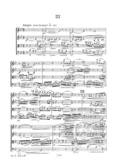 Streichquartett Nr. 5 d-Moll op. 70 von Alexander Glasunow im Alle Noten Shop kaufen - BEL538A