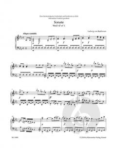 3 Sonaten in Es, f, D WoO 47 - 'Kurfürsten-Sonaten' von Ludwig van Beethoven für Klavier im Alle Noten Shop kaufen