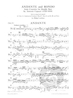 Andante und Rondo von Antonio Capuzzi für Tuba und Klavier im Alle Noten Shop kaufen