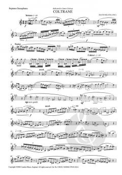 Coltrane for Solo Saxophone von Dave Heath 