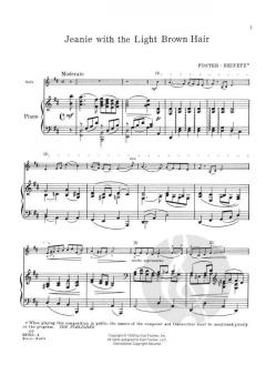 Jeanie With The Light Brown Hair von Stephen C. Foster 