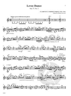Levee Dance Op. 27, No. 2 von Clarence Cameron White 
