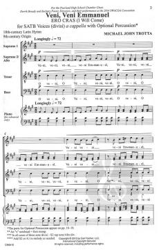 Veni, Veni Emmanuel von Michael John Trotta 