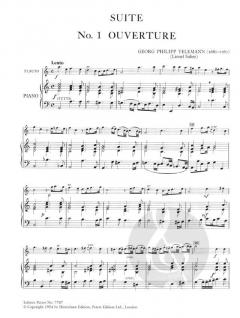 Suite in a-Moll von Georg Philipp Telemann für Flöte und Klavier im Alle Noten Shop kaufen