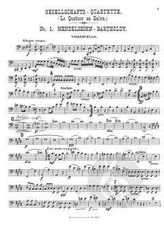 Salon Quartet By Mendelssohn (Felix Mendelssohn Bartholdy) 