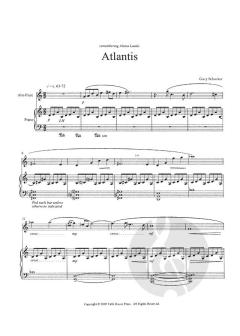 Atlantis for Alto Flute and Piano von Gary Schocker 