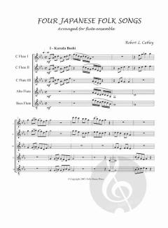 Four Japanese Folk Songs 