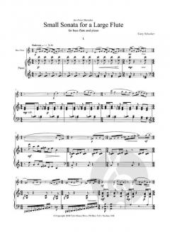 Small Sonata for A Large Flute von Gary Schocker 
