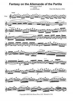 Fantasy on the Allemande of the Partita von Peter John Bacchus 