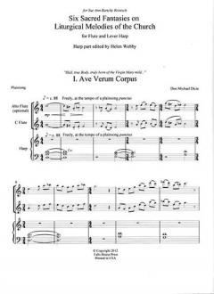 Six Sacred Fantasies von Don Michael Dicie 