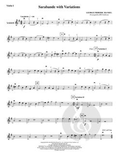 Sarabande with Variations von Georg Friedrich Händel 