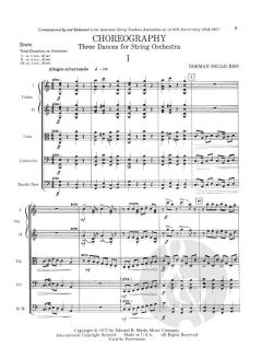 Choreography von Norman Dello Joio 