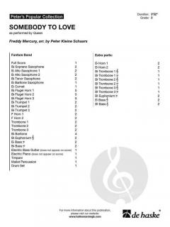 Somebody to Love (Fanfarenorchester) von Freddie Mercury 