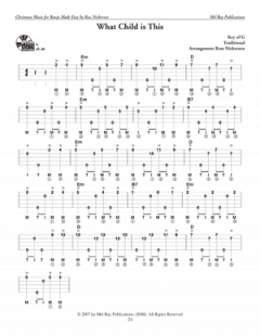 Christmas Music For Banjo Made Easy von Ross Nickerson im Alle Noten Shop kaufen