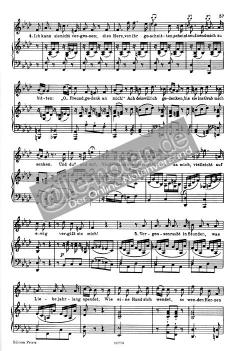 50 ausgewählte Lieder von Wolfgang Amadeus Mozart 