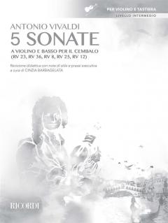 5 Sonate a volino e basso per il cembalo von Antonio Vivaldi 