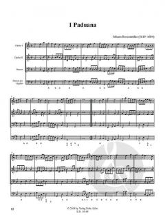 Instrumentalmusik in Drucken 1: Paduanen, Studenten-Music u.a. (Johann Rosenmüller) 