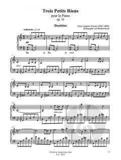 Trois Petits Riens pour le Piano op. 16 von Cesar Franck 