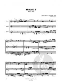 Vier Sinfonien von J.S. Bach 