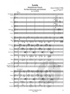 Lewin für Bassklarinette und Orchester op. 11a von Simon Al-Odeh 