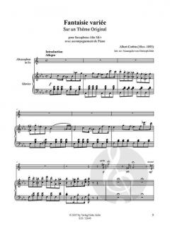 Fantaisie variée sur un Thême Original von Albert Corbin 
