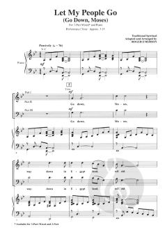 Let My People Go Go Down Moses 