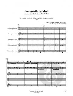 Passacaille g-Moll von Georg Friedrich Händel 