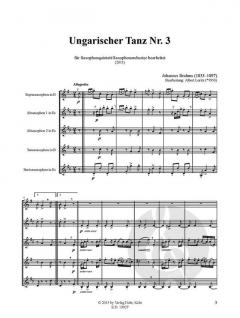 Ungarischer Tanz Nr. 3 von Johannes Brahms 