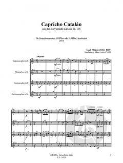 Capricho Catalán op. 165 Nr. 5 von Isaac Albéniz 