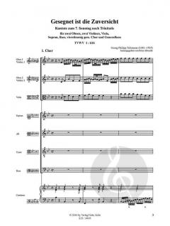 Gesegnet ist die Zuversicht von Georg Philipp Telemann 