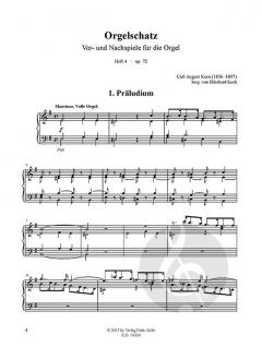 Orgelschatz Heft 4 op. 72 von Carl August Kern im Alle Noten Shop kaufen (Partitur)