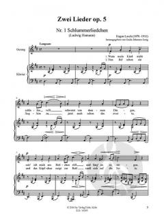 Zwei Lieder von Eugen Lasch 