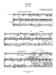 Vocalise op. 34/14 von Sergei Rachmaninow 