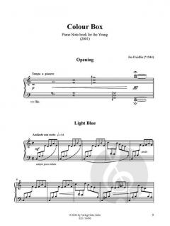 Colour Box für Klavier von Jan Freidlin im Alle Noten Shop kaufen (Partitur)