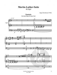 Martin-Luther-Suite von Jürgen Borstelmann für Orgel im Alle Noten Shop kaufen (Partitur)