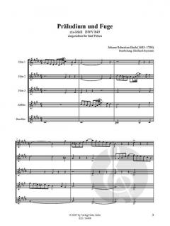 Präludium und Fuge cis-Moll BWV 849 von Johann Sebastian Bach 