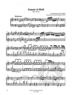 Sonate d-Moll Hob. XVI: 2a von Joseph Haydn 