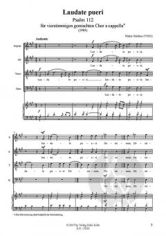 Laudate pueri (Psalm 112) von Walter Gleißner 