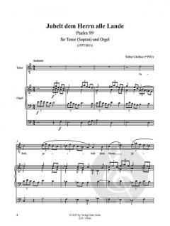 Jubelt dem Herrn alle Lande (Psalm 99) von Walter Gleißner 