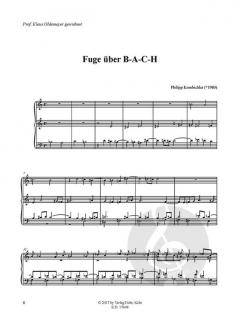 Vier Fugen von Philipp Kronbichler für Klavier zu vier Händen (2006-2010) im Alle Noten Shop kaufen (Partitur)