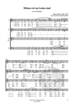 Mitten wir im Leben sind von Johann Walter 