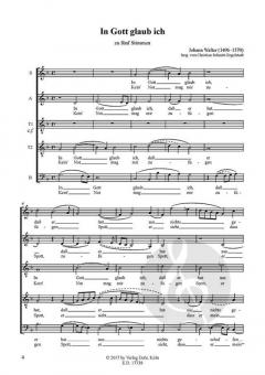 In Gott glaub ich von Johann Walter 